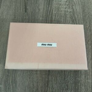 Miu Miu Blush Pink Box